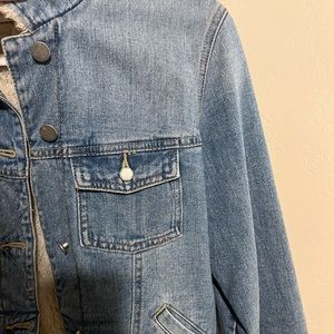 Roxy sherpa lined denim jacket